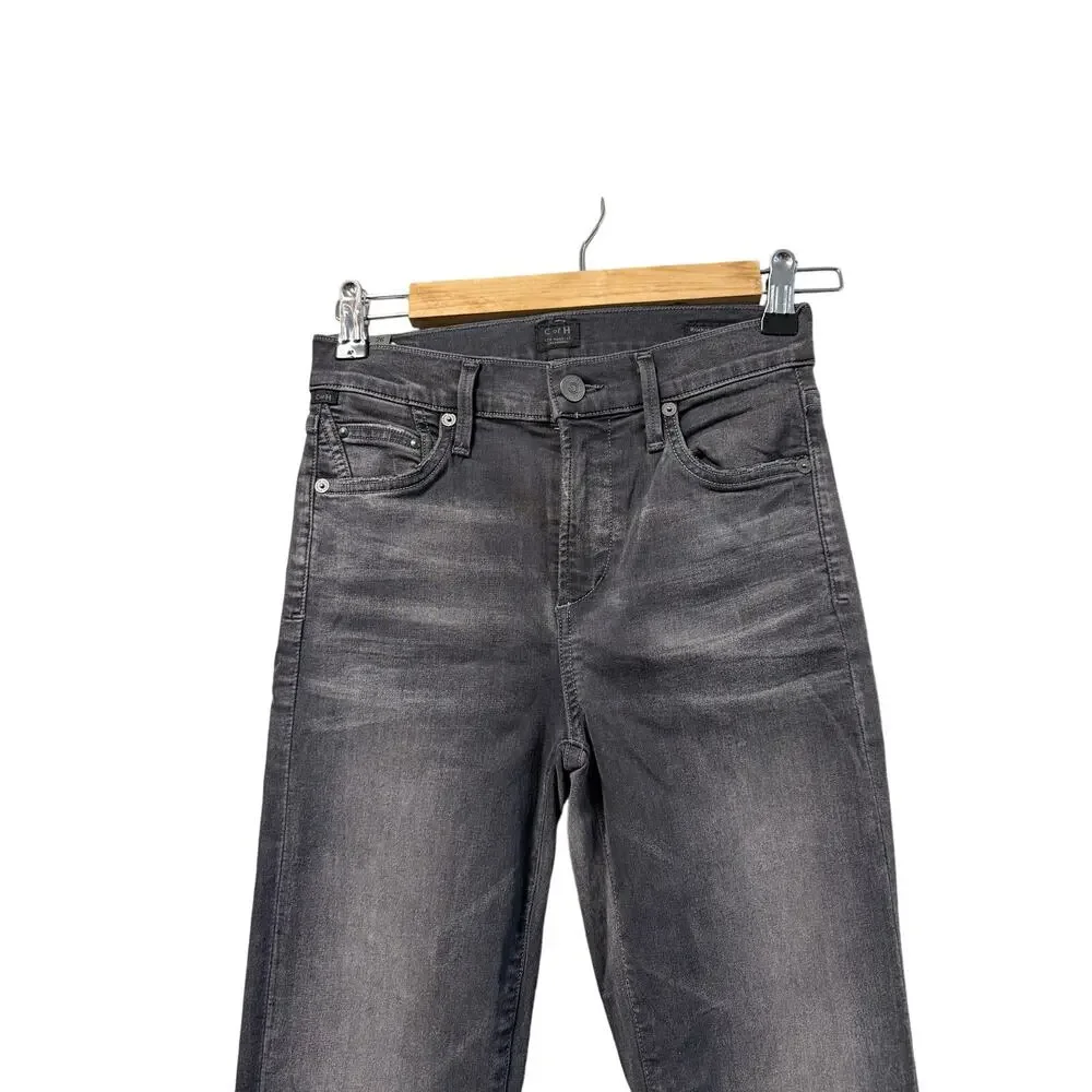 Citizens of humanity rocket high rise skinny black jeans sz 26